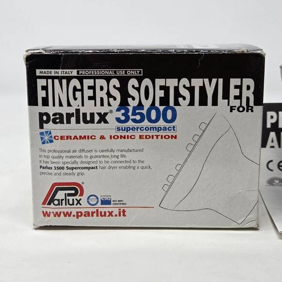 PARLUX 3500 SUPERCOMPACT DIFFUSER FINGERS SOFTSTYLER CERAMIC & IONIC EDITION - Picture 2 of 5